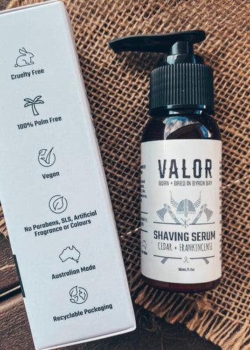 Organic Shaving Serum - Cedar & Frankincense