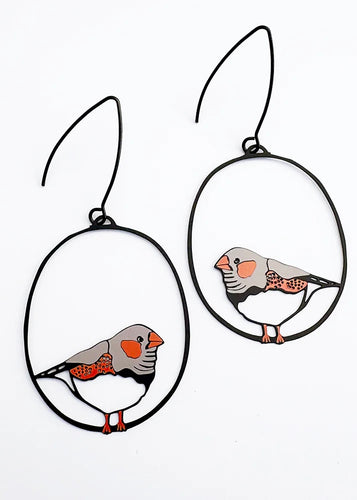 Midi Zebra Finch Dangles