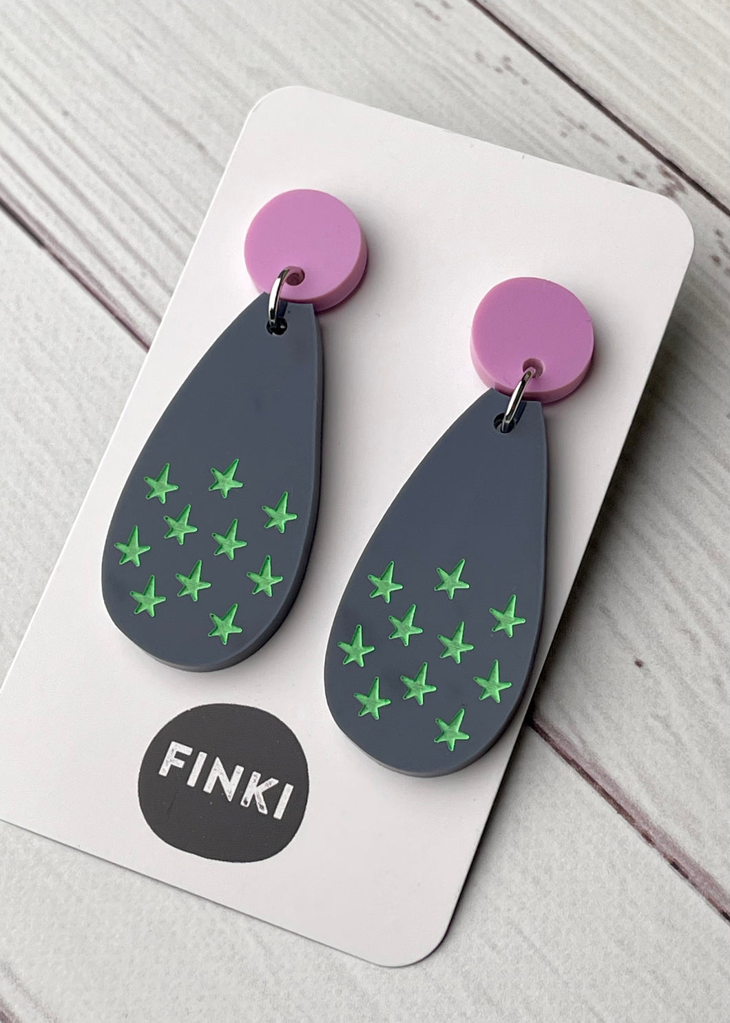 Starry Drops - Navy