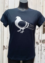 Load image into Gallery viewer, Ladies Tee - Pigeon/ Navy
