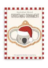 Load image into Gallery viewer, Wooden Hanging Bauble Decoration - Koala Hat