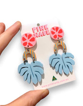 Load image into Gallery viewer, Lauren Dangles - Pink/Blue