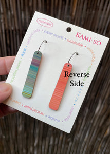 Midi Bar, Reversible Earrings