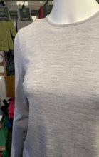 Load image into Gallery viewer, Merino L/S Top - Crew Neck/Silver