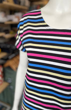 Load image into Gallery viewer, Boxy tee - Licorice Stripe