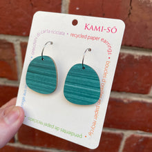 Load image into Gallery viewer, Big Square, Hand Painted Earrings
