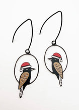 Load image into Gallery viewer, Christmas Kookaburra Earrings