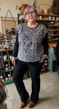 Load image into Gallery viewer, Smock Top - Oriental Blue