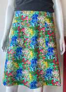 Flare Skirt - Painterly Garden