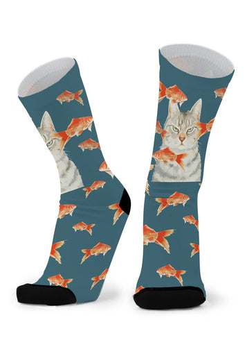 Red Fox Sox - size L - Cattitude