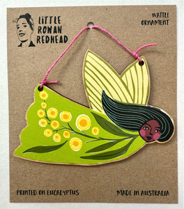 Wooden Fairy Ornament