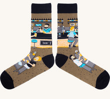 Load image into Gallery viewer, Mens Sock - A Brewtiful Day