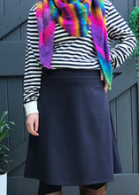 Load image into Gallery viewer, Flare Skirt - Heavy weight, Navy