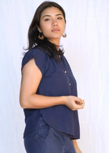 Load image into Gallery viewer, Erisha Shirt, Navy