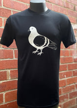 Load image into Gallery viewer, Mens Screen Print Tee - Pigeon/Black