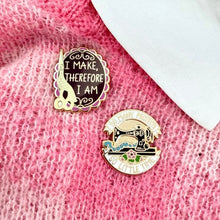 Load image into Gallery viewer, Enamel Badge - So Many Projects
