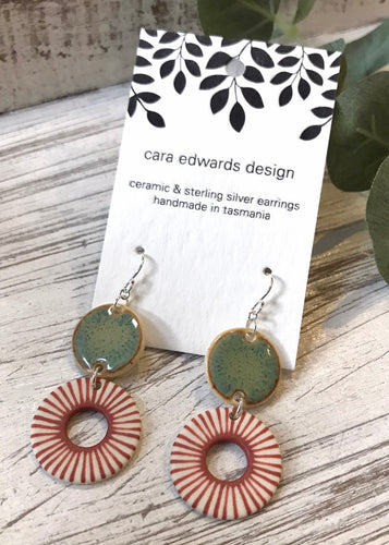 Stripey Circle - Duo Drops