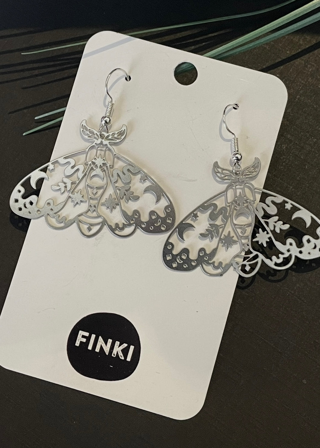 Little Lunar Moth, Earrings