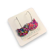 Load image into Gallery viewer, Cat hoop earrings - Asstd