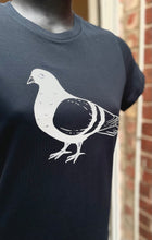 Load image into Gallery viewer, Ladies Tee - Pigeon/ Navy
