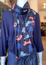 Load image into Gallery viewer, Winter Scarf - Cats/Black
