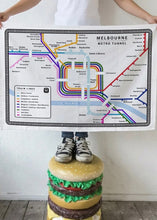 Load image into Gallery viewer, Iconic Tea Towel - Melbourne Metro Tunnel