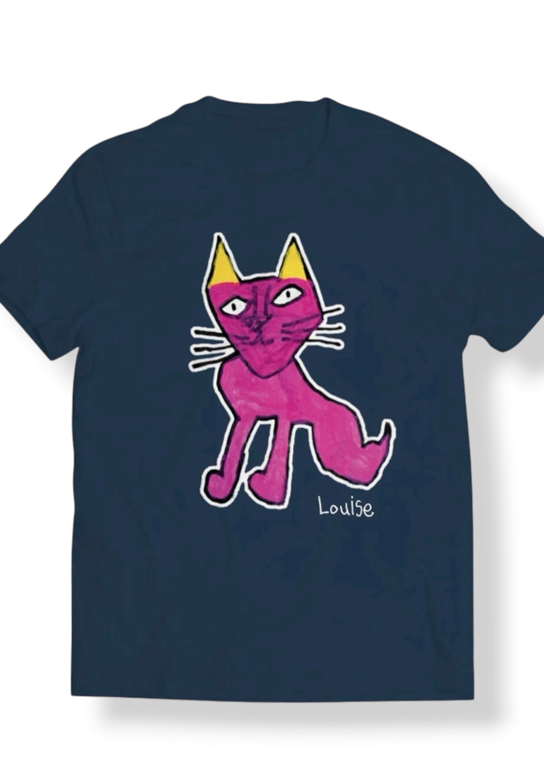 Unisex Adult Tee - Pink Cat