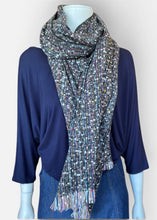 Load image into Gallery viewer, Winter Scarf - Bobble/Black