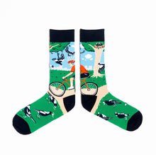 Load image into Gallery viewer, Mens Sock - Leisurely Cycle