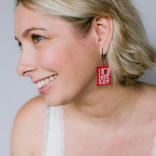 Load image into Gallery viewer, Midi Stamp Love Dangles
