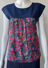 Load image into Gallery viewer, Smock Top - Liberty Block