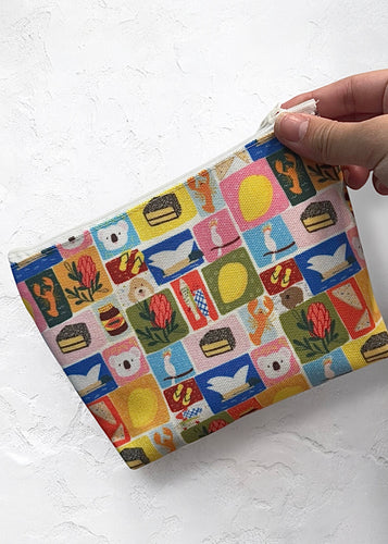 Zippy Pouch - Aussie Icons