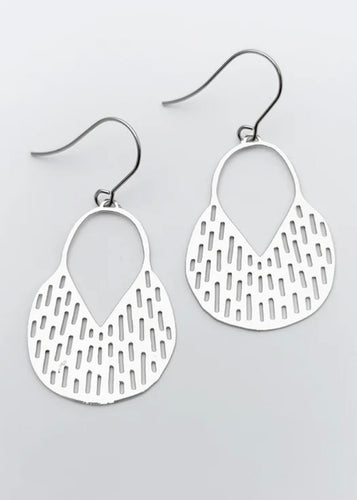 Mini Callisia Earrings - Silver