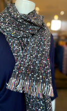 Load image into Gallery viewer, Winter Scarf - Bobble/Black