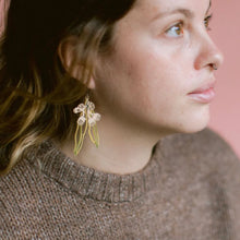 Load image into Gallery viewer, Gumnut/Leaf Dangles - Gold/Silv