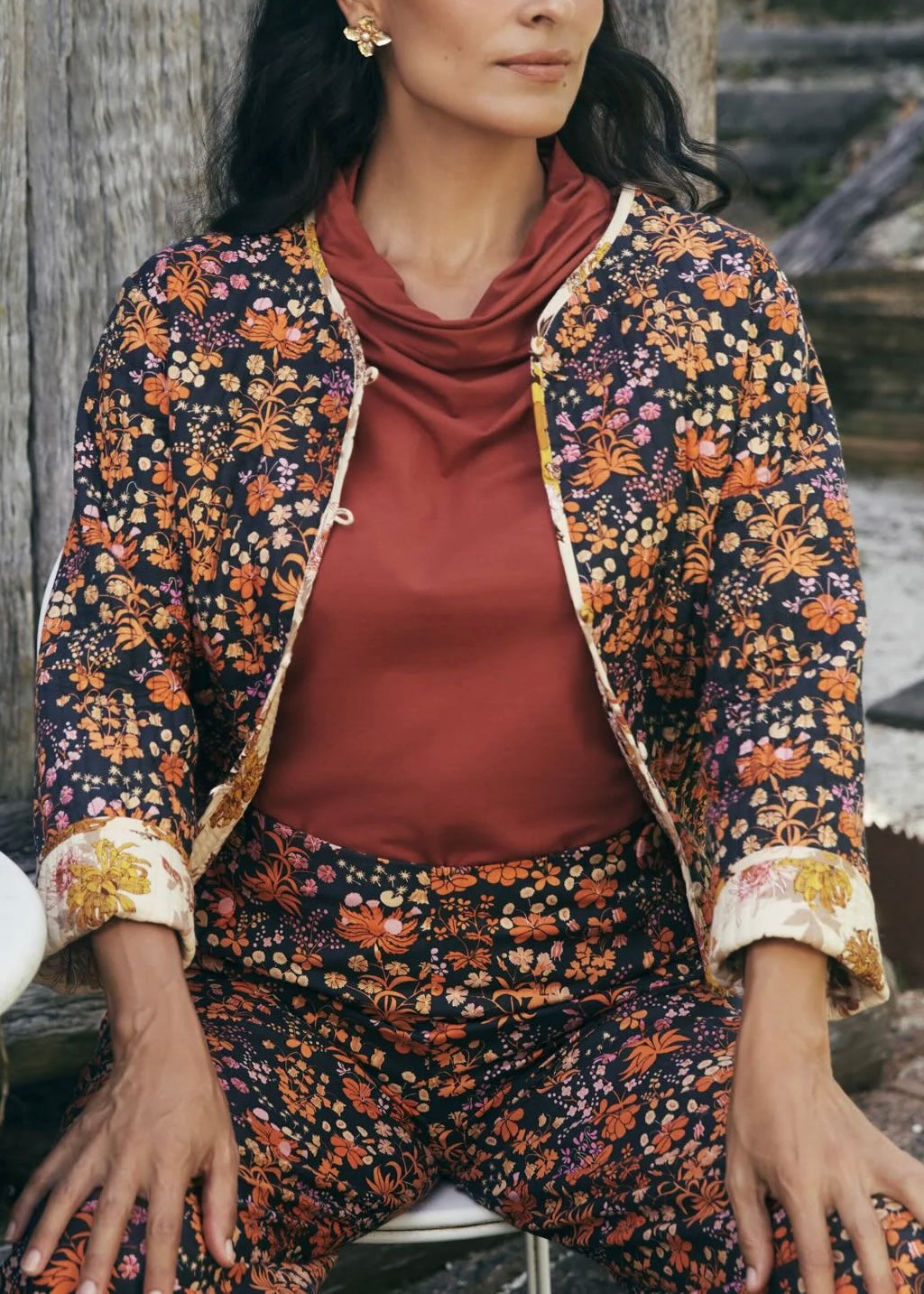 Zuri Reversible Jacket - Tigerlily