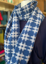 Load image into Gallery viewer, Winter Scarf - Grid/Navy