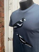 Load image into Gallery viewer, Mens Tee - Magpie, Petrol Blue