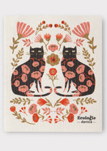 Load image into Gallery viewer, Re-Useable Swedish Dishcloth, Cat Bloom