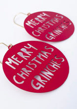 Load image into Gallery viewer, Merry Christmas Grinches Dangles