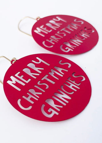 Merry Christmas Grinches Dangles