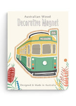 Load image into Gallery viewer, Wooden Magnet - Tram