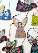 Load image into Gallery viewer, Wooden Fairy Ornament