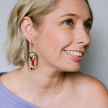 Load image into Gallery viewer, Art School Dropout Earrings - Primary