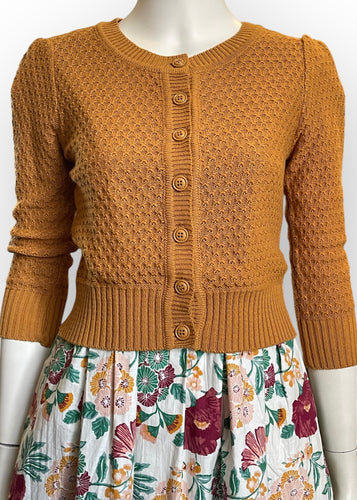 3/4 Sleeve Cardi - Bronze