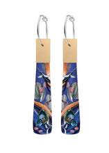 Load image into Gallery viewer, Kingfisher, Beacon Hoop Earrings