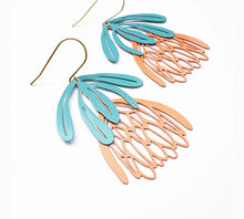 Load image into Gallery viewer, Protea Flower, Duo Dangles