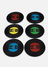 Load image into Gallery viewer, Silicone Coasters Set of 6 - Vinyl Records