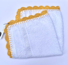 Load image into Gallery viewer, Crochet Edge Facewasher