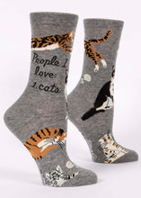 Load image into Gallery viewer, Crew socks, People I Love - Cats